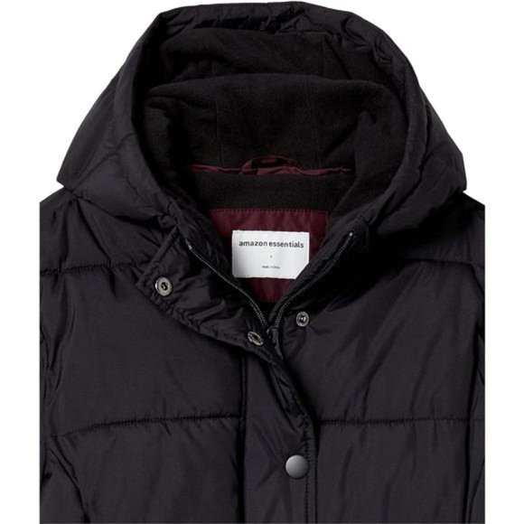 Women's Heavyweight Long-Sleeve Hooded Puffer Coat - Picture 4 of 6